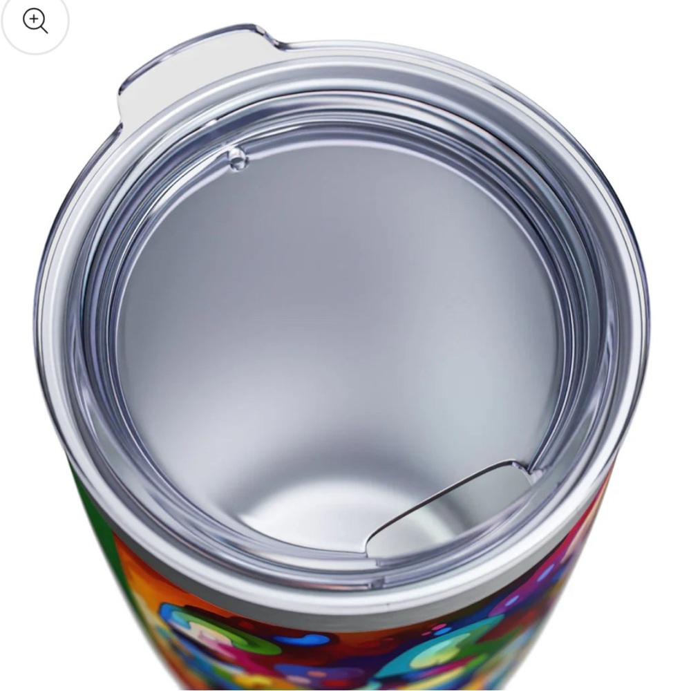 Multicolor Abstract Faces Tumbler - Picture 6 of 6